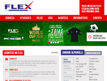 Tablet Screenshot of flexacademia.com.br